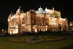 The majestic Slowacki Theatre is a great place to witness the arts in Cracow